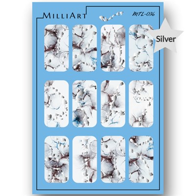 Слайдер-дизайн MilliArt Nails Металл MTL-036 MTL-036 - фото 15202