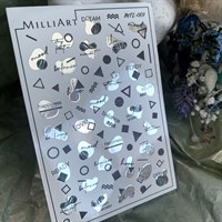 Слайдер-дизайн MilliArt Nails Металл MTL-003 MTL-003