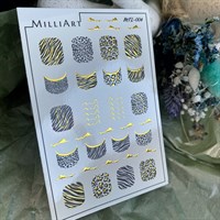 Слайдер-дизайн MilliArt Nails Металл MTL-004 MTL-004