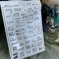 Слайдер-дизайн MilliArt Nails Металл MTL-006 MTL-006