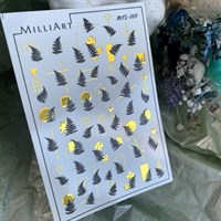 Слайдер-дизайн MilliArt Nails Металл MTL-007 MTL-007