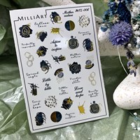 Слайдер-дизайн MilliArt Nails Металл MTL-008 MTL-008