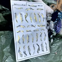 Слайдер-дизайн MilliArt Nails Металл MTL-011 gold MTL-011 gold