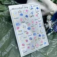 Слайдер-дизайн MilliArt Nails Металл MTL-013 gold MTL-013 gold