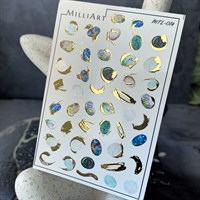 Слайдер-дизайн MilliArt Nails Металл MTL-014 MTL-014