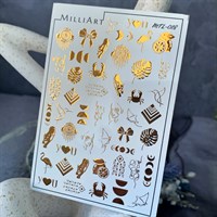 Слайдер-дизайн MilliArt Nails Металл MTL-018 MTL-018
