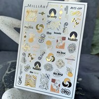 Слайдер-дизайн MilliArt Nails Металл MTL-019 MTL-019