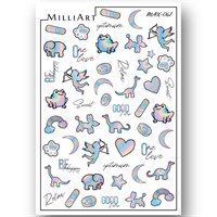 Слайдер-дизайн MilliArt Nails MAX-061 MAX-061