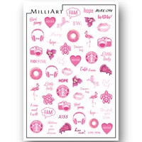 Слайдер-дизайн MilliArt Nails MAX-094 MAX-094