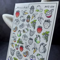 Слайдер-дизайн MilliArt Nails Металл MTL-024 MTL-024