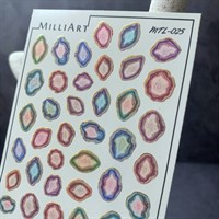 Слайдер-дизайн MilliArt Nails Металл MTL-025 MTL-025