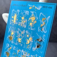 Слайдер-дизайн MilliArt Nails Металл MTL-026 GOLD MTL-026 GOLD