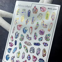 Слайдер-дизайн MilliArt Nails Металл MTL-029 MTL-029