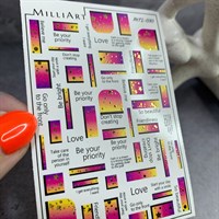 Слайдер-дизайн MilliArt Nails Металл MTL-030 MTL-030