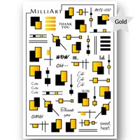 Слайдер-дизайн MilliArt Nails Металл MTL-032 MTL-032
