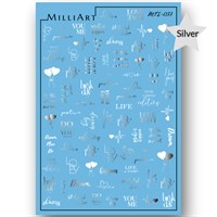 Слайдер-дизайн MilliArt Nails Металл MTL-033 MTL-033