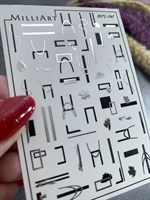 Слайдер-дизайн MilliArt Nails Металл MTL-041 MTL-041