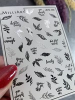 Слайдер-дизайн MilliArt Nails Металл MTL-046 MTL-046
