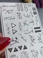 Слайдер-дизайн MilliArt Nails Металл MTL-047 MTL-047