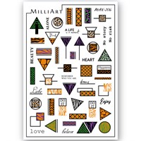 Слайдер-дизайн MilliArt Nails MAX-206 MAX-206
