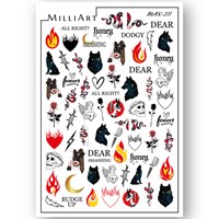 Слайдер-дизайн MilliArt Nails MAX-211 16101