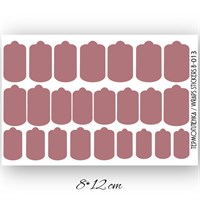 Пленки однотонные для ногтей 9*13,5 B-013 16675