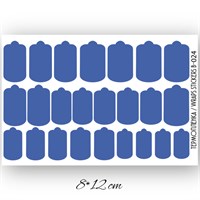 Пленки однотонные для ногтей 9*13,5 B-024 16686