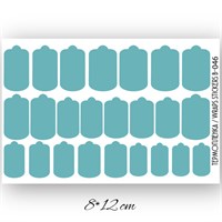 Пленки однотонные для ногтей 9*13,5 B-046 16708