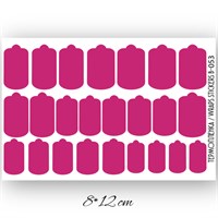 Пленки однотонные для ногтей 9*13,5 B-053 16715