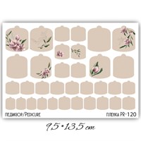 Пленки для педикюра 9,5*13,5 см PR-120 17891
