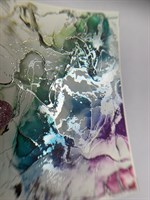 Слайдер-дизайн фольгированная акварель NF-014 Silver NF-014 Silver