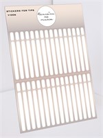 Виниловые наклейки на типсы V-006 V-006
