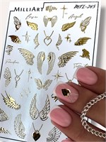 Слайдер-дизайн MilliArt Nails Металл MTL-245 MTL-245
