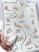 Слайдер-дизайн MilliArt Nails Металл MTL-255 MTL-255