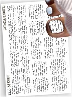 Пленки для педикюра 9,5*13,5 см PR-772 PR-772